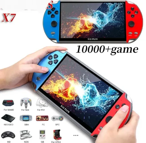 Vídeo game retro portátil X7 