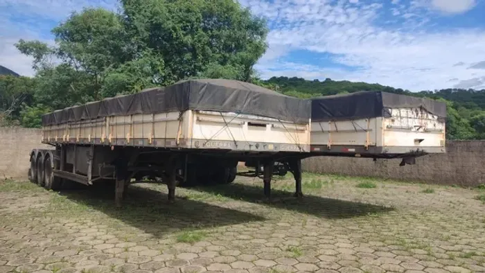 conjunto carreta rodotrem 9 eixo, marca facchini/guerra