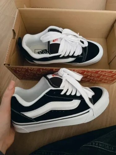 Tenis Vans Knu  Preto Retro