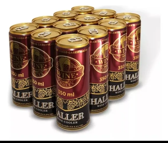 Chopp De Vinho Haller Wine Cooler 350ml - 6 Unidades