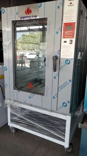 Forno turbo 10 esteiras progás a gás