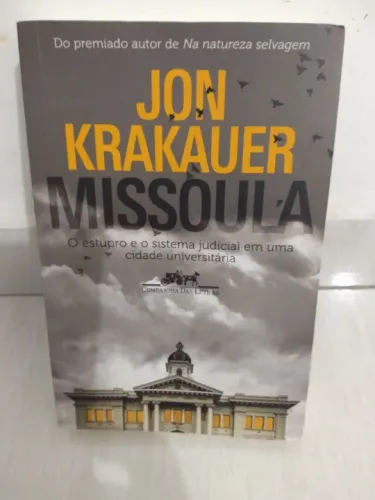 Livro Missoula - Jon Krakauer