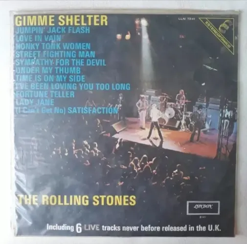 Lp Rolling Stones Disco Vinil Rolling Stones/ Gimi Shelter