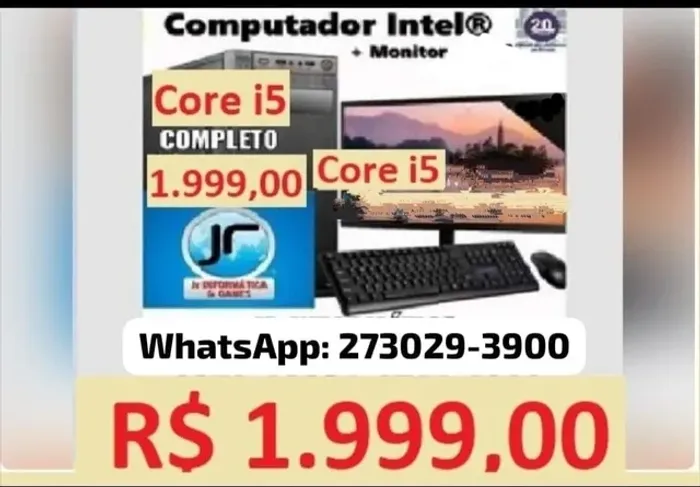 Computador completo Core i5