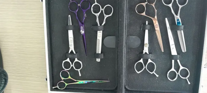 Tesouras de cabeleireiro profissional 