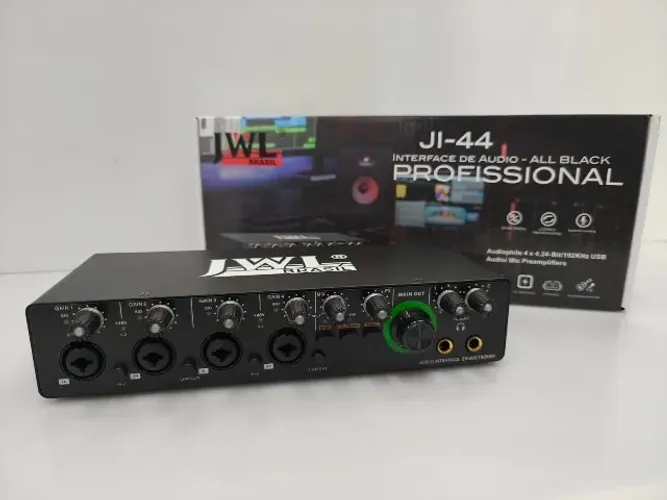 Interface De Áudio Jwl Ji-44 - 4 Canais Ótima!! 