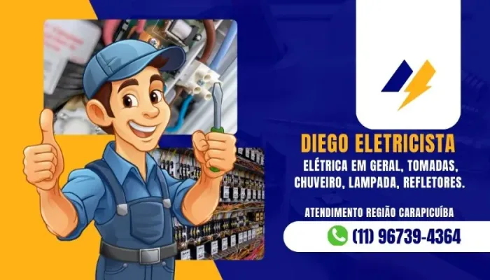 Serviço de eletricista região de carapicuiba