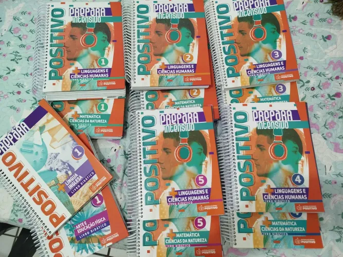 Livros Positivo Prepara Intensivo 3° ano ensino médio 