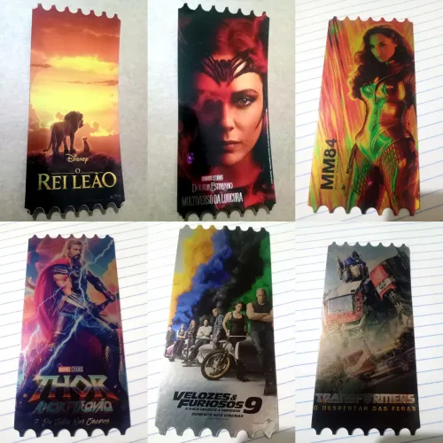 Ingressos de Cinema Colecionáveis
