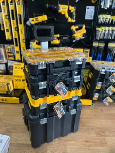 Kit de Caixas de Ferramentas Modulares Móvel com Rodas 4 Peças Tstak Dewalt
