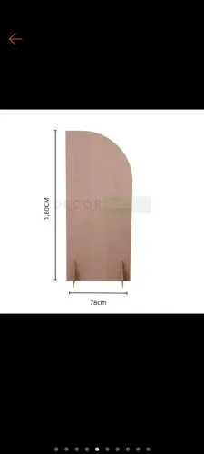 Painel de festa MDF cru meia lua 