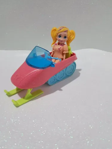 Polly com trenó