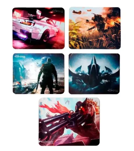 MOUSE PAD GAMER 21X26CM KP-S03 KNUP ESTAMPAS DIFERENTES