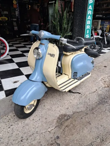 Lambretta Ld 1958 Raridade Placa Preta