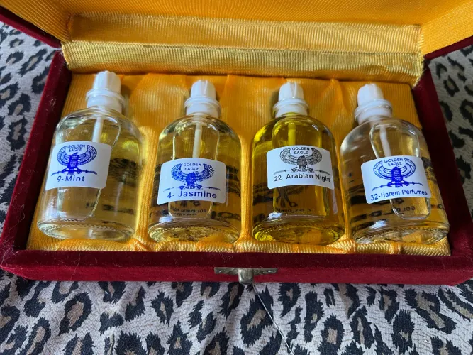 Kit 4 Essências Egípcias - Golden Eagle Crystal
