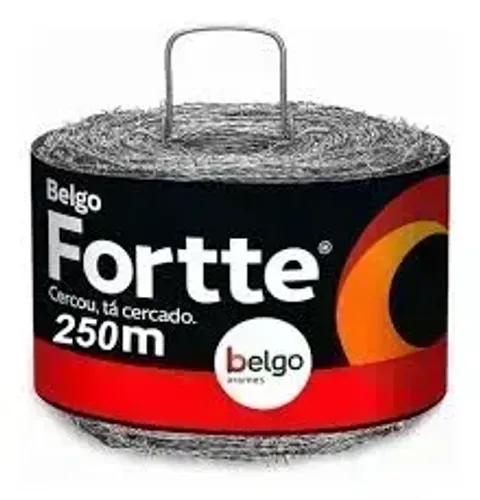Arame Farpado para Cercar Fortte Belgo 250m