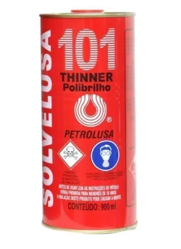Solvente Thinner Polibrilho 101 - 900ml