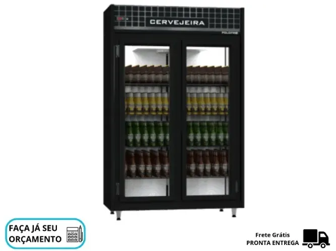 Cervejeira 2 Portas de Vidro PoloFrio  