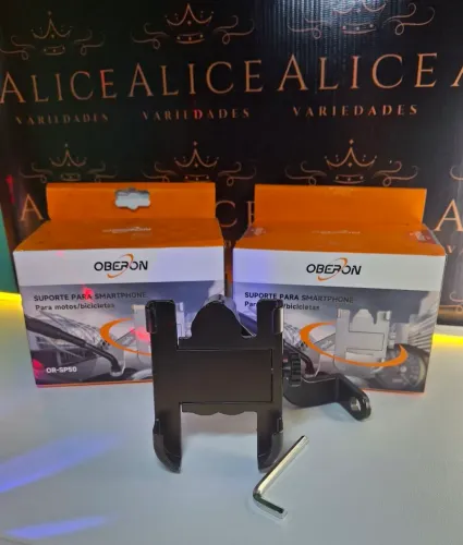 Suporte de celular para moto alumínio