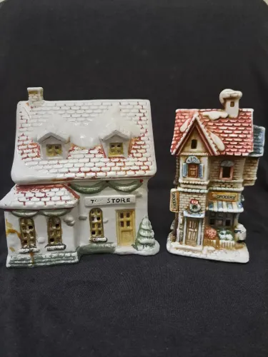 2 luminárias em Biscuit - Casas Europeias