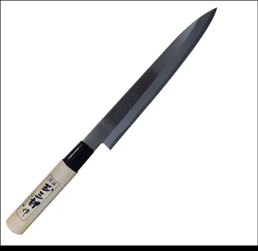 Faca Kataoka Sashimi Sushi Aço Carbono<br>R$150,00