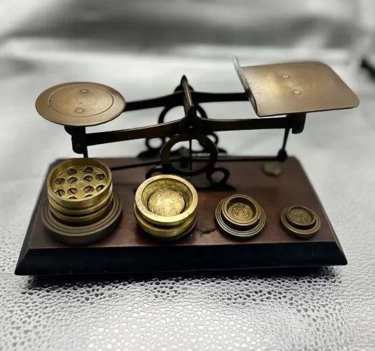 Rara Balança Antiga Anos 60 - Funcional/decorativa