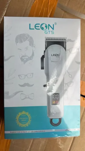Máquina de Cortar Cabelo Leon sem fio Profissional