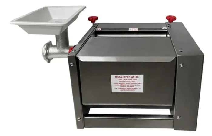 Máquina de Fazer Massas e Moer Carne (Multifuncional Inox) bivolt R$1100,00 10X CARTÃO