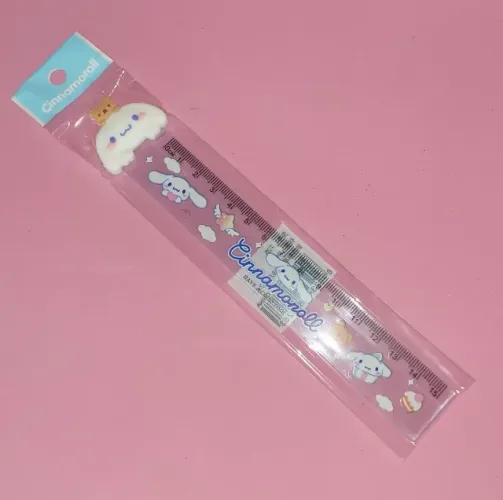 Régua escolar Sanrio Hello Kitty, My Melody, Kuromi, Cinnamoroll kwai por UNIDADE