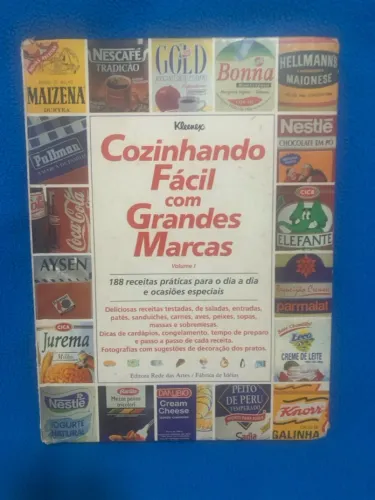 Livro de Receitas Cozinhando Fácil com Grandes Marcas - Volume I