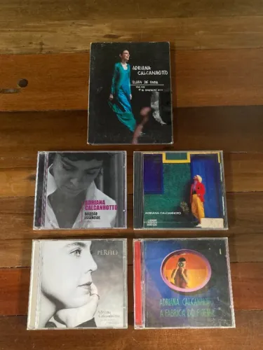 Adriana Calcanhotto - Lote c/ 4 CDS + DVD