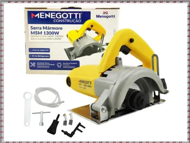 Serra Mármore 4.3-8 polegadas 1300W Menegotti 110 volts