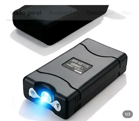 Kit Carregador Capa para Lanterna Portátil Tase Def Pessoal Potente Original