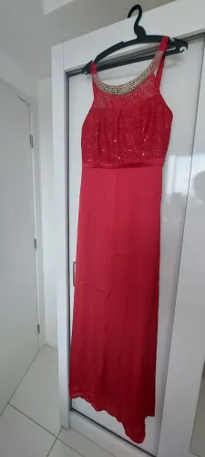 Vestido de festa vermelho 