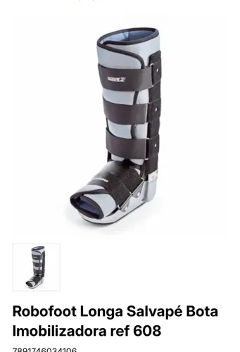 Bota robofoot tamanho P
