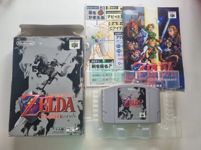 The Legend of Zelda Ocarina of time Nintendo 64 N64 original seminovo cib
