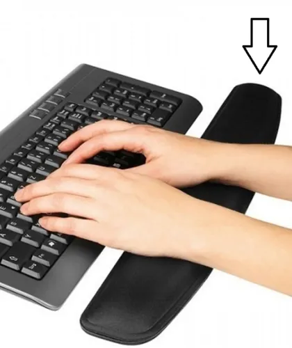 Apoio de punho para digitação em gel - peça mostruário