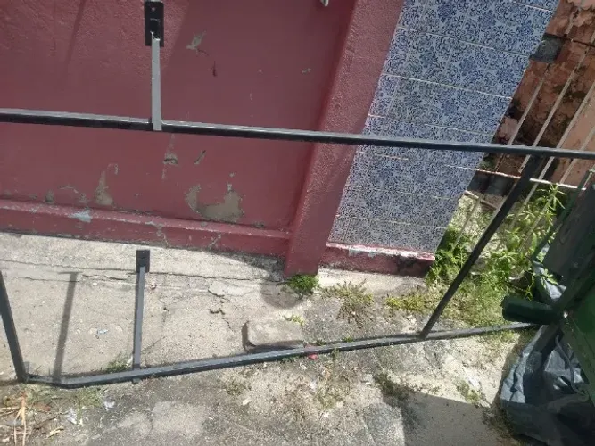 Estrutura de ferro para fachada de loja