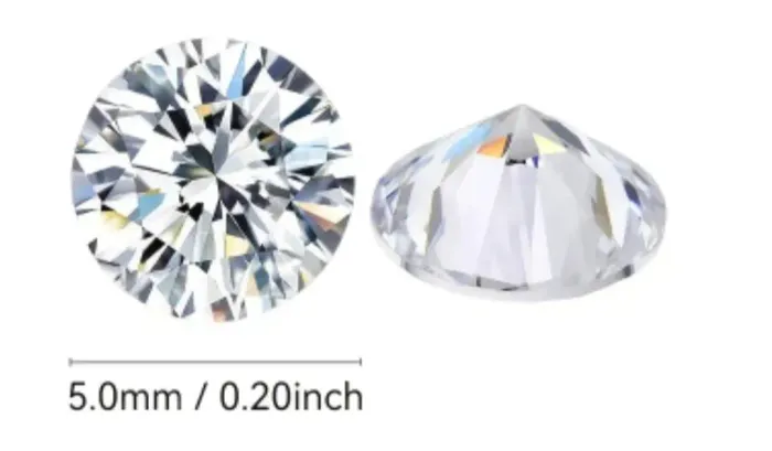 Mossainita Pedra com certificado 