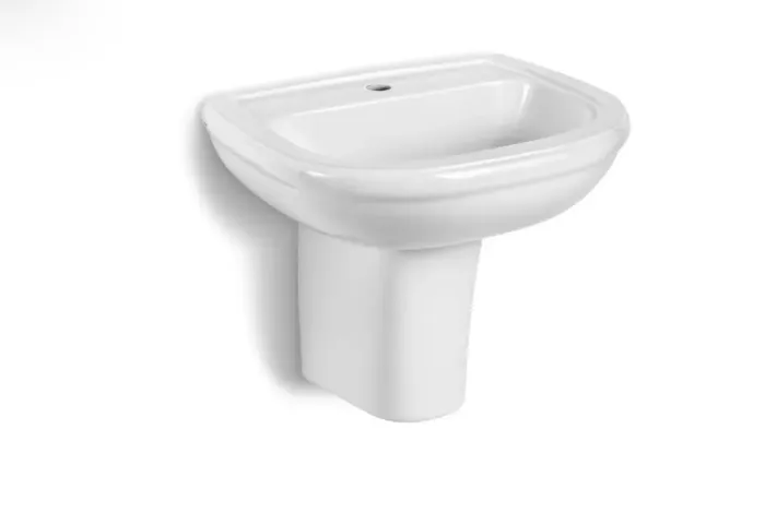 Lavatório de Banheiro Icasa Sabatini 53 x 44cm Branco