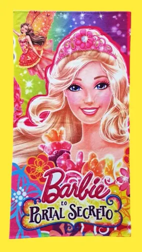 Toalha de Banho Feminina Barbie