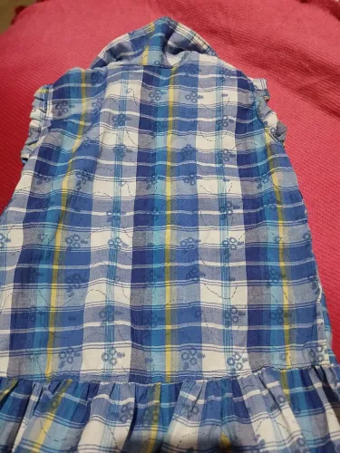 Blusa Infantil Xadrez Azul