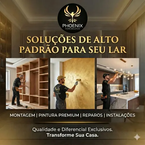 Equipe de montagem de moveis planejados