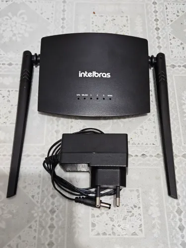 Roteador Wireless Intelbras RF301K RF 301K Internet 4 Portas Lan Preto
