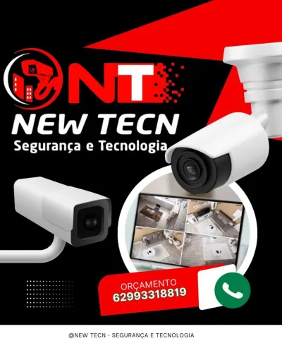 - New Tec - oferece o melhor em segurança para seu patrimônio com tudo original câmeras 