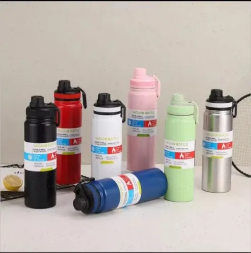Garrafas Térmicas Coloridas - Academia e Exercícios