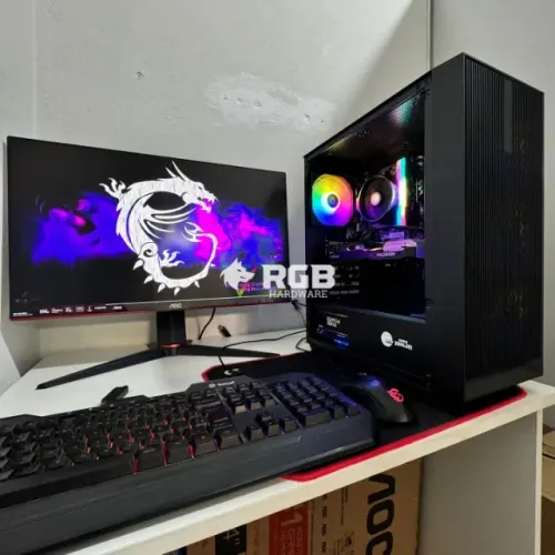 PC Gamer COMPLETO RYZEN 5 + RX6600 + 1 ano de garantia e em até 12x