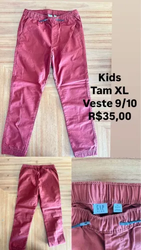 Calça jogger Gap Kids - Tam XL (9/10 anos) - R$35,00