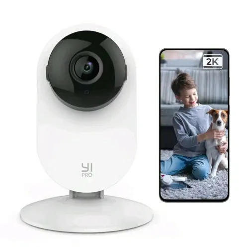 Câmera de Segurança Monitor de Bebê Yi Pro 2K, Wi-Fi, compatível com Alexa