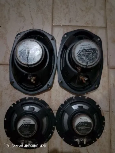 Par de Alto Falantes Pioneer 17cm